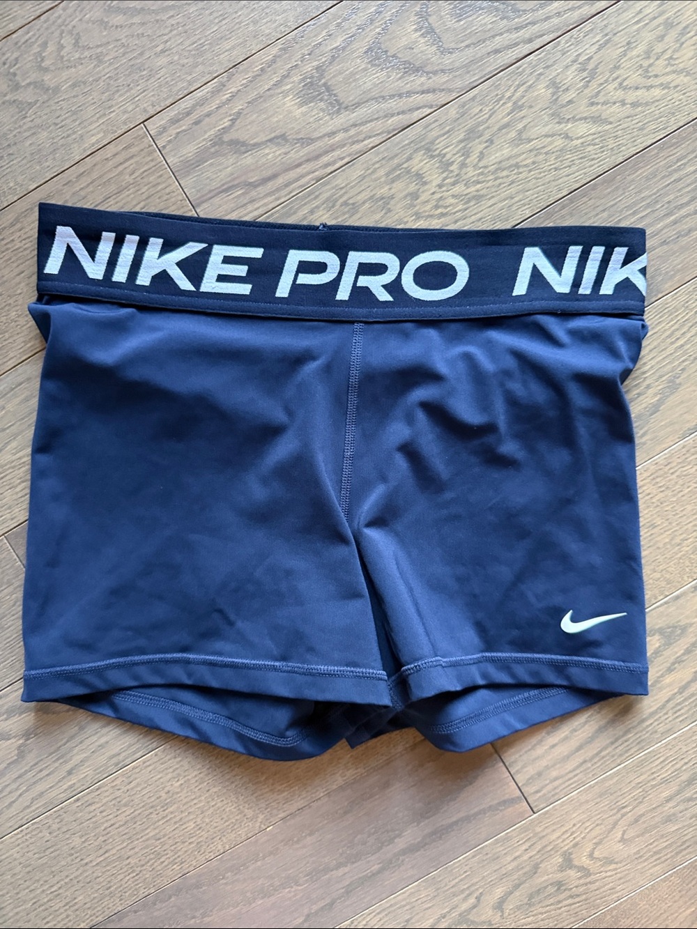 Nike Pro Women's Navy Blue Short Compression Shorts